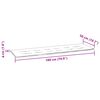 vidaXL Coussin de banc de jardin Ray&eacute; Bleu et blanc 180 x 50 x 4 cm