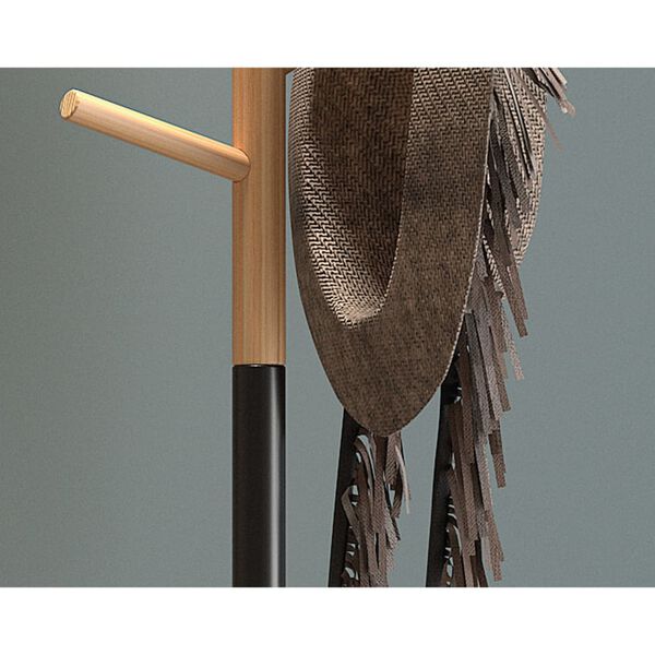 Rousseau Porte-manteau Alba M&eacute;tal Noir