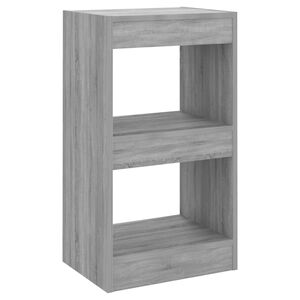 vidaXL Biblioth&egrave;que/S&eacute;parateur de pi&egrave;ce Sonoma gris 40x30x72 cm