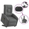 vidaXL Fauteuil de massage inclinable Gris fonc&eacute; Tissu