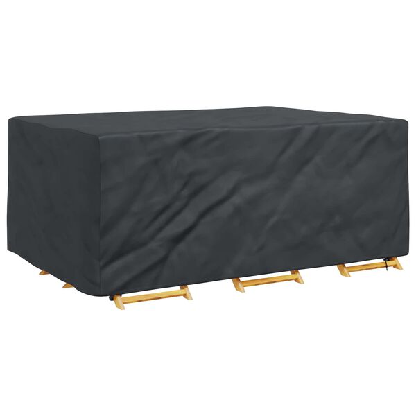 vidaXL Housse pour meubles Uni Noir 220 x 150 x 85 cm 600D