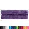 vidaXL Serviettes de sauna de qualit&eacute; sup&eacute;rieure SOLUND 2 pcs violet