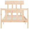 vidaXL Cadre de lit sans matelas bois de pin massif