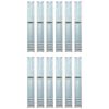 vidaXL Piquet de sol en forme de L 12 pcs Acier galvanis&eacute; 5 x 5 x 50cm