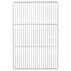 vidaXL Grille de barbecue Argent&eacute; 60 x 40 cm Acier inoxydable