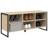 vidaXL Cabinet &agrave; chaussures Sonoma 60 x 35 x 44 cm Bois d'ing&eacute;nierie