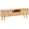 vidaXL Meuble TV 140x30x49 cm Bois de manguier massif