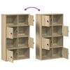vidaXL Bibliothèque chêne sonoma 60x24x101,5 cm bois d'ingénierie