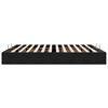 vidaXL Cadre de lit ottoman sans matelas noir 200x200 cm velours