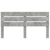 vidaXL T&ecirc;te de lit Gris b&eacute;ton 160 cm Bois d'ing&eacute;nierie