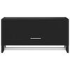 vidaXL Garde-robe noir 70x32,5x35 cm bois d'ingénierie