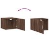 vidaXL Armoire murale ch&ecirc;ne marron 50x42,5x40 cm bois d'ing&eacute;nierie