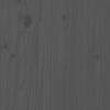 vidaXL Lit de jour sans matelas gris 80x200 cm bois de pin massif