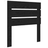 vidaXL Cadre de lit Noir 75 x 190 cm Bois de pin massif
