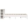 vidaXL Lit biblioth&egrave;que sans matelas blanc 120x200 cm bois pin massif