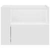 vidaXL Tables de chevet murales 2 pcs blanc 45x30x35 cm