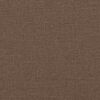 vidaXL | Sofa 3 places | avec coussin Marron tissu