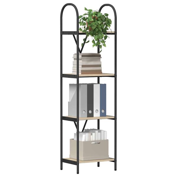 vidaXL &Eacute;tag&egrave;re Ch&ecirc;ne Sonoma 40 x 30 x 146 cm Bois d'ing&eacute;nierie