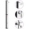 vidaXL Douche solaire d'ext&eacute;rieur avec pomme de douche et robinet 35 L