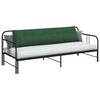 vidaXL Coussin de Dos Vert Jungle 200 x 50 cm Tissu en velours c&ocirc;tel&eacute;