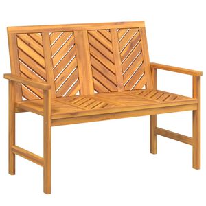 vidaXL Banc de jardin 109 cm bois massif d'acacia