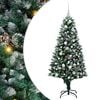 vidaXL Sapin de No&euml;l artificiel Vert 150 cm PVC, Acier et Plastique