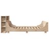 vidaXL Cadre de lit sans matelas 135x190 cm bois de pin massif