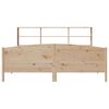 vidaXL Lit biblioth&egrave;que sans matelas 180x200 cm bois massif de pin