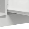 vidaXL Buffet avec tiroirs blanc 100,5x35x76 cm bois d'ing&eacute;nierie