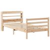 vidaXL Cadre de lit avec t&ecirc;te de lit sans matelas 100x200 cm