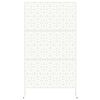 vidaXL &Eacute;cran de confidentialit&eacute; Blanc 100 x 50 x 180 cm Acier