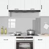 vidaXL Protection de cuisine Gris clair 120 x 60 cm verre tremp&eacute;