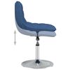 vidaXL Tabouret de bar Bleu Tissu