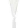 vidaXL Rideau en fils 2 pcs 100 x 250 cm Blanc