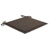 vidaXL Chaises de jardin empilables avec coussins lot de 4 Teck solide