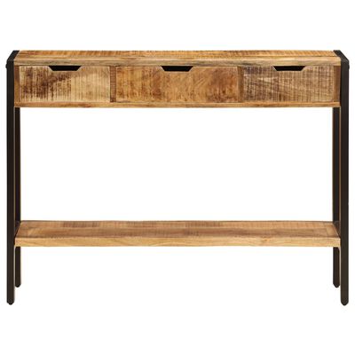 vidaXL Buffet avec 3 tiroirs 110x35x75 cm Bois de manguier massif