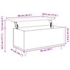 vidaXL Table basse Ch&ecirc;ne fum&eacute; 90x44,5x45 cm Bois d'ing&eacute;nierie