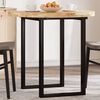 vidaXL Dessus de table rond &Oslash;80x4 cm bois massif d'acacia