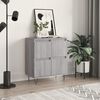 vidaXL Buffet Sonoma gris 60x35x70 cm Bois d'ing&eacute;nierie
