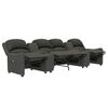 vidaXL Fauteuil de massage inclinable avec porte-gobelets 4 places
