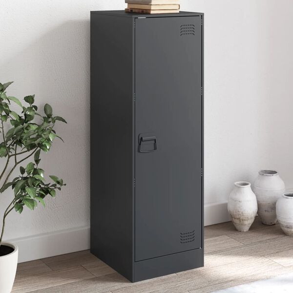 vidaXL Buffet anthracite 34,5x39x107 cm acier
