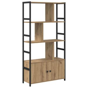 vidaXL &Eacute;tag&egrave;re 80 x 30 x 155,5 cm Bois d'ing&eacute;nierie Ch&ecirc;ne artisanal