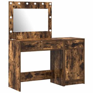 vidaXL Table de Toilette 2 pc Marron 40 x 41 x 75 cm Bois d'ing&eacute;nierie