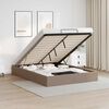 vidaXL Cadre de lit ottoman sans matelas cappuccino 140x190 cm