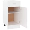 vidaXL Armoire à tiroirs "Lyon" Blanc 40 x 46 x 81,5 cm Bois d'ingénierie