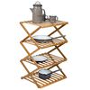 Bo-Camp Placard de camping pliable Fitzroy Bambou