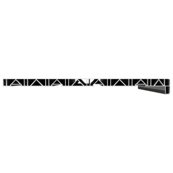 vidaXL Appui de fen&ecirc;tre Texte en marbre -enure 60 x 40 x 4,5 cm PVC