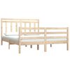vidaXL Cadre de lit sans matelas 120x190 cm bois massif
