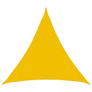 vidaXL Voile d'ombre Jaune 2 x 2 x 2 m HDPE