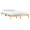 vidaXL Cadre de lit sans matelas 120x200 cm bois massif